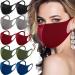 10pcs Washable Reusable Breathable Black Cloth Face Masks | Adult Size | Soft Elastic | Windproof | 3D Design - Buy Online on GoSupps.com