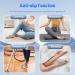 Bunion Corrector for Men & Women | Adjustable Bunion Splint for Pain Relief | Orthopedic Toe Straightener with Anti-Slip Heel Strap | Fits Left & Right Feet - Grey - Buy Online on GoSupps.com