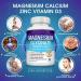 Toplux Magnesium Zinc Calcium Vitamin D3 Complex - Immune Support, Sleep & Muscle Relaxation - 100 Tablets - Buy Online on GoSupps.com
