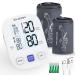 ELERA Blood Pressure Monitor with Two Cuffs - Extra Large Cuff 13-21" and Standard 9-14" Accurate Automatic BP Machine with Large Screen USB Cable and 4 AAA Batteries - Ideal for Home Use XL and Regular Two Cuffs