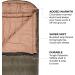 TETON Sports Celsius XL Sleeping Bag - Family Camping, 0 F, Right Zip, Green - Free Compression Sack - Buy Online on GoSupps.com