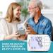 Bluetooth Wrist Blood Pressure Monitor: Easy Home Accurate Automatic Blood Pressure Machine for Home Use - Portable with Backlit Display & Adjustable 5.3-8.5 inch Large Cuff - Irregular Heartbeat Monitoring & Unlimited Memory in the App - Buy Online on GoSupps.com