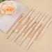 MSQ 8 Power Makeup Brush Set - Professional Eye Brushes Portable Travel Makeup Tools & Off-White Pinsel Tasche - Buy Online on GoSupps.com