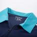 JACK SMITH Women's Short Sleeve Golf Polo Shirt | Dry Fit Moisture Wicking | Navy + Blue | Large Size - Buy Online on GoSupps.com