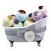 Fathers Day Gift Bath Bombs Gift Set for Women and Men  10 Oversized Two Tone Bath Fizzies with Shea & Coco Butter Dry Flower Petals  Rich Spa Bath Set in Cute Tub  Multiple Fragrances  Birthday Gifts Bath Bomb Balls