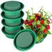 Hahood 8-Pack Floral Foam Rounds in Bowls DIY Flower Arrangement Kit - Ideal for Fresh and Artificial Flowers - Perfect for Birthday, Wedding, and Party Decor - Buy Online on GoSupps.com