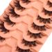 Fluffy Cat Eye Half Lashes | Mink Wispy Thick False Eyelashes - Zegaine 8 Pairs Natural Lash Pack - Buy Online on GoSupps.com