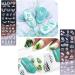 Nail Art Stamping Templates 8pcs Nail Stamping Templates with Nail Stamper and Scraper for DIY Nail Art Decoration Nail Salon Design - Buy Online on GoSupps.com