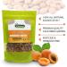Bitter Apricot Seeds 1lb - Natural Source of Vitamin B17 | Large & Raw | Vegan | Non GMO | California Grown | Pesticide & Herbicide Free | Recyclable Stay Fresh Pouch - Buy Online on GoSupps.com