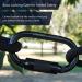 Fusion Climb Ovatti Steel Auto Lock Oval Carabiner 25kN - Heavy Duty Construction | Non-Locking, Black - Buy Online on GoSupps.com