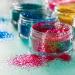 Iridescent Orange Glitter Shaker by Moon Glitter - 5g - Festival Makeup for Face, Body, Nails, Hair & Lips - Buy Online on GoSupps.com