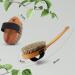 Quoala Sustainable Body Brush - Eco-Friendly Wood & Natural Pig Bristles for Wet & Dry Use | 100% German Made Back Brush - Buy Online on GoSupps.com
