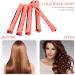 36-Piece Cold Wave Rod Hair Perm Rods Set with Steel Rat Tail Comb - 0.51 Inch Pink Curlers for Hairdressing Styling - Buy Online on GoSupps.com