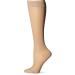 Dr. Scholl's Women's Sheer Moderate Support Socks Shoe Size: 8-12 Beige