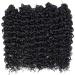 18 Synthetic Deep Twist Crochet Hair Extensions - 5 Packs Natural Black Deep Wave Bohemian Crochet Braids - 18 Inch - Buy Online on GoSupps.com