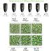 Beadsland 7200PCs Flatback Rhinestones - Clear Crystal Nail Gems for Handicrafts | Mixed Sizes with Wax Pencil Kit - SS3-SS10 - Light Green - Buy Online on GoSupps.com