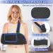 Arm Sling Shoulder Immobilizer with Storage Bag - Blue | Ideal for Shoulder Injury Recovery | For Men and Women | Torn Rotator Cuff, Surgery, Fracture, Strain - Buy Online on GoSupps.com