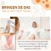 Kosmetex Peach Paraffin Bath for Hands & Feet - 2x 500ml Heating Wax Treatment - Paraffin Wax Spa - Ideal for Home Wax Warmers - Buy Online on GoSupps.com