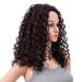 SWACC 20-Inch Long Big Bouffant Curly Wig for Women | Dark Brown-4# | Heat Resistant Synthetic Fiber | Includes Wig Cap - Buy Online on GoSupps.com