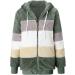 Shop Hanxiulin Oversized Plush Hoodie Jacket - Warm Women's Winter Coat & Fleece Sweater in XL Green - Buy Online on GoSupps.com