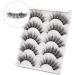 Newcally 3D Mink Fluffy False Eyelashes - Wispy Cat Eye Style - 5 Pairs - 16mm - Buy Online on GoSupps.com