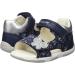 Geox Baby Girl's Sandal Tapuz First Steps - Navy Silver | Size 4.5 UK Child - Buy Online on GoSupps.com