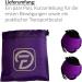 Buy Diabolo UV Glow Poi - Purple Angel Wings Spinning Poi for Beginners & Professionals | 60cm Soft Spiral Poi - International Shipping - Buy Online on GoSupps.com