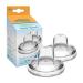 Dr. Brown's Milestones Options+ Sippy Spouts 2-Pack - Wide-Neck Soft Silicone - 6m+ - Transitions Nipple - 2 Count - Buy Online on GoSupps.com