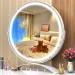 Gvnkvn Vanity Mirror with Lights  18 Lighted Makeup Mirror Oval Mirror LED Makeup Mirror with 3 Color Modes for Bedroom Light Up Mirror with Touch Control 360 Adjustable White 1 18 x 18