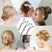 1000 Pcs Black Bobby Pins - Invisible Hairpins for Women | Hair Accessories for Thick, Long, Short Hair - Buy Online on GoSupps.com