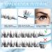 Snowflakes C-Mix 84 Pcs Cluster Lashes DIY Eyelash Extensions (8-16mm) - Soft and Comfortable Individual Lash Clusters - Buy Online on GoSupps.com