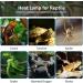 SCNNC R80 E27 Reptile Heat Bulb 50W Daylight Basking Spot Bulb AC 220V Tortoise Heat Lamp Bulb Dimmable UVA E27 Reptile Heat Light Bulb for Amphibians Lizards Turtles Snake Bearded Dragon 1 Pack 50.0 Watts - Buy Online on GoSupps.com