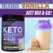 Keto Science Vanilla Meal Shake - MCT & Protein Rich, Paleo Friendly, Weight Loss - 14 Servings - Dietary Supplement - Buy Online on GoSupps.com