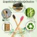 10 Pack Colored Bamboo Toothbrushes | Soft BPA-Free Vegan & Compostable | Eco-Friendly Natural Wood Toothbrushes - Buy Online on GoSupps.com