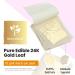 10 Genuine 24K Edible Gold Leaf Sheets from Germany - 1.7x1.7 inch, Food Grade for Cake Decorations and Desserts - Buy Online on GoSupps.com