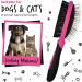Bugalugs 2 in 1 Dog brush & Cat brush for dogs puppy cat & kitten brush double sided long & short haired pet brush removes loose hair Cat & Dog brushes for grooming stimulates the skin - Buy Online on GoSupps.com