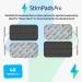Stimpads Pro - Premium Conductive Electrodes 50x90mm | High-Quality Adhesive TENS & EMS Electrodes | Certified Medical Product - Buy Online on GoSupps.com