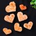 Heart Shaped Natural Crystal Cluster | Citrine Crystal Cluster Natural | Crystal Cluster Specimen Mineral Stone for Crystals Healing Reiki Home Decoration 2 - Buy Online on GoSupps.com