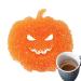 Kitchen Cleaning Sponge - Halloween Pumpkin Shape Scrub Sponge Cleaner | Absorbent Non-Scratch Dish Sponge for Dishes Pots Pans | Multipurpose Kitchen Accessories for Effective Cleaning All at Once Orange Color