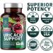 N1N Premium Uric Acid Support Supplement - 14X Potent Herbs for Kidney & Uric Acid Cleanse - Natural Formula with Tart Cherry, Milk Thistle - 60 Veg Caps - Buy Online on GoSupps.com