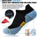 Compression Socks for Men & Women - Plantar Fasciitis Pain Relief Slipproof & Anti-Welding - 3 Couples Blue (34-51) - Buy Online on GoSupps.com