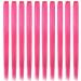 LSKJMO10PCS Pink 22 Inch Colorful Party Highlights Clip in Colored Hair Extensions Multicolor Straight Synthetic Hairpieces for Women Kids Girls