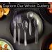 Lonezo 150 Count Heavy Duty Clear Plastic Forks - Disposable Utensils for Parties and Events - Buy Online on GoSupps.com