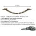 Cat Bridge Hanging Hammock & Shelves Set - Sturdy Wall Mounted Cat Furniture 56.7 - Natural Pine Rope Bridge for Large Cats - Easy Install - Buy Online on GoSupps.com