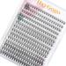 HxyGogo Lash Clusters DIY Eyelash Extenisons Natural Look Wispy Clusters Lashes 8-16MM D Curl Individual Lashes 280 pcs DIY at Home Wispy Fluffy Lash Extensions Reusable Individuals(10D) Cluster-10D