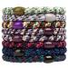 GYGYL 8Pcs Mixed Color Hair Ties for Women Girls Elastics Hair Bands Ponytail Holders for Thick Hair No Damage No Crease Hair Elastics(Style 9) Mixed color Style9
