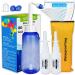 80 Nasal Rinse Mix + Neti Pot | Nose Wash Bottle 300ml + 2 Nasal Spray with Waterproof Storage Bag