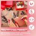 MEFA 23 Pcs Gel Nail Polish Set - Spring Collection with Glossy & Matte Top Coat, Base Coat, Black Glitter, White, Pink, Blue Colors - Perfect Gift for Starter Manicure - Salon Quality - F-Love Letters - Buy Online on GoSupps.com
