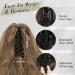 BARSDAR 18'' Claw Clip Ponytail Extension | Ash Brown/Blonde Mixed | Synthetic Multi Layered Hairpiece for Women - Buy Online on GoSupps.com