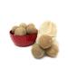 100% Alpaca Wool Dryer Balls - Felted - Set of 3 - Made in USA - All Natural Colors - Hypoallergenic